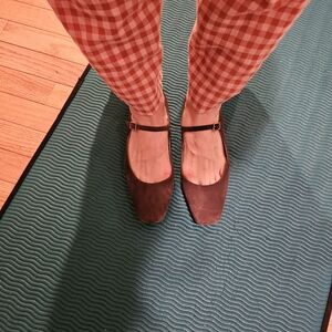 Cole Haan Brown Suede Mary Jane Flats